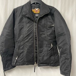 Harley Davidson Black Nylon Ridding Jacket
